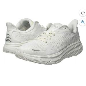 Hoka Clifton 8 White Sneakers